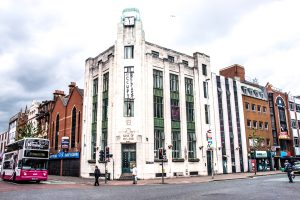 The Category B+-listed former Bank of Ireland building at the corner of North Street and Royal Avenue