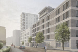 APPROVED: Adam Khan Architects with muf architecture/art 's designs for Marian Court in Hackney