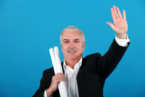 Shutterstock architect waves goodbye