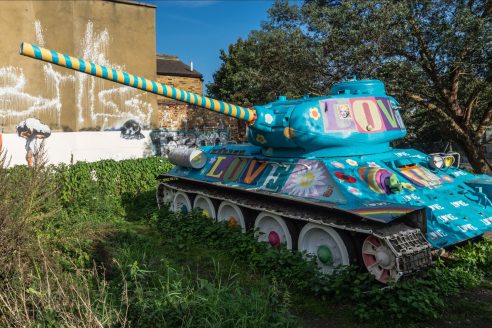 Known locally as the Mandela Way T-34 Tank and nicknamed Stompie – the decommissioned Soviet-era tank was first installed on the site in the late 1990s and later became a focus for graffiti artists
